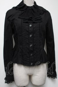Angelic Pretty / ドレスアップソフトチュールブラウス  黒 S-25-04-27-036-AP-BL-HR-ZS