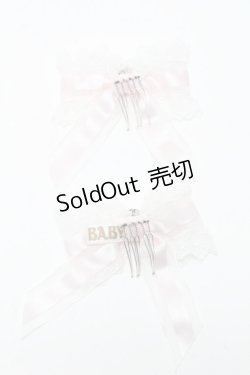 画像2: BABY,THE STARS SHINE BRIGHT / ビジューリボンコーム  ピンク S-25-04-27-005-BA-AC-AS-ZS