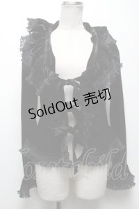 Juliette et Justine / 別珍プリーツボレロ  黒 S-25-04-27-039-CL-TO-HR-ZS