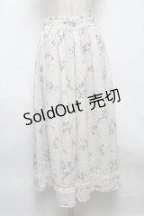 axes femme / 花柄裾切替ガウチョ  キナリ S-25-04-28-055-AX-PA-HR-ZS