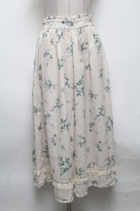 axes femme / 花柄裾切替ガウチョ  キナリ S-25-04-28-055-AX-PA-HR-ZS