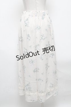 画像2: axes femme / 花柄裾切替ガウチョ  キナリ S-25-04-28-055-AX-PA-HR-ZS