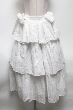 画像1: axes femme kawaii / コットンレーススカート  白 S-25-04-28-061-AX-SK-HR-ZS