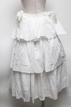 画像2: axes femme kawaii / コットンレーススカート  白 S-25-04-28-061-AX-SK-HR-ZS