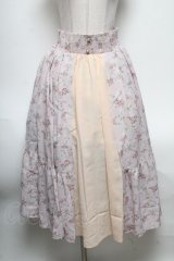 axes femme kawaii / プティフルールスカート  ピンク S-25-04-28-064-AX-SK-HR-ZS