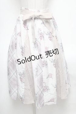 画像1: axes femme / パッチワークミディスカート  ピンク S-25-04-28-065-AX-SK-HR-ZS
