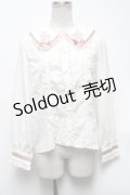 axes femme POETIQUE / 薔薇ブーケ刺繍入りブラウス  キナリ S-25-04-28-008-AX-BL-HR-ZS