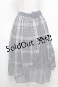 axes femme POETIQUE / リボンベルトロングスカート  紺 S-25-04-28-067-AX-SK-HR-ZS