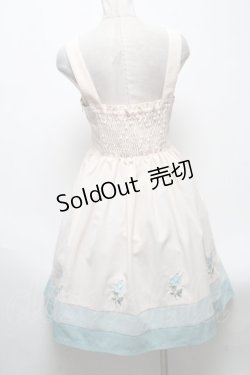 画像2: F i.n.t / 白バラ刺繍ジャンパースカート  オフ S-25-04-28-033-CA-OP-HR-ZS