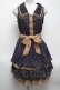 画像1: axes femme / ドットシフォン切替ワンピース  紺 S-25-04-28-037-AX-TO-HR-ZS (1)