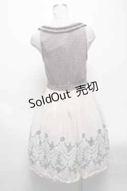 画像2: axes femme / ベスト切替ワンピース  ベージュｘオフ S-25-04-28-041-AX-TO-HR-ZI