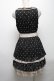 画像2: axes femme / ドットシフォン切替ワンピース  黒 S-25-04-28-046-AX-TO-HR-ZS (2)