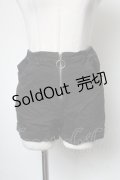 REFLEM / 刺繍ショートパンツ  黒 S-25-05-01-058-PU-PA-HR-ZS