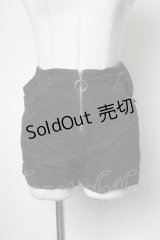 REFLEM / 刺繍ショートパンツ  黒 S-25-05-01-058-PU-PA-HR-ZS