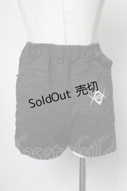 画像2: REFLEM / 刺繍ショートパンツ  黒 S-25-05-01-058-PU-PA-HR-ZS