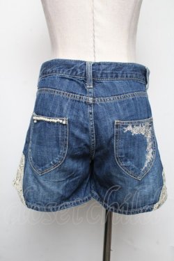 画像2: axes femme / デニムショートパンツ  ブルー S-25-05-01-059-AX-PA-AS-ZS