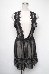 axes femme / レーシージレ  黒 S-25-05-01-011-AX-TO-HR-ZS