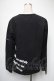 画像2: no future / プリント長袖プルオーバー  黒 S-25-05-01-013-PU-TS-HR-ZS (2)