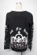 画像2: no future / プリント長袖プルオーバー  黒 S-25-05-01-014-PU-TS-HR-ZS (2)