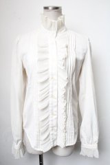 CHOICE / フリルブラウス  オフ S-25-05-01-002-PU-BL-AS-ZS