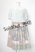 Jane Marple / English Manor Houseミニワンピース  ミント S-25-05-01-022-JM-OP-HR-ZS