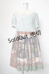 Jane Marple / English Manor Houseミニワンピース  ミント S-25-05-01-022-JM-OP-HR-ZS