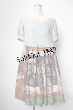 画像1: Jane Marple / English Manor Houseミニワンピース  ミント S-25-05-01-022-JM-OP-HR-ZS