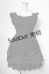 evelyn / 切替刺 ワンピース  黒 S-25-05-01-032-LO-OP-HR-ZS