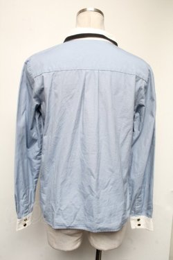 画像2: MILK / M刺繍ブラウス  サックス S-25-05-01-004-ML-BL-AS-ZS