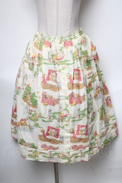 画像1: Jane Marple / Winnie the poohスカート  キナリ S-25-05-03-050-JM-SK-HR-ZS