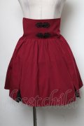 Ank Rouge / サス付きスカート  ワイン S-25-05-03-053-CA-SK-AS-ZS