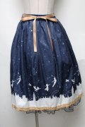 axes femme / ピーター・パン/プリントスカート  紺 S-25-05-03-054-AX-SK-AS-ZS