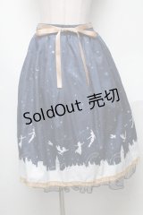 axes femme / ピーター・パン/プリントスカート  紺 S-25-05-03-054-AX-SK-AS-ZS