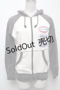HYSTERIC GLAMOUR / プリントパーカー  オフｘグレー S-25-05-03-007-PU-TO-HR-ZS