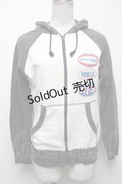 画像1: HYSTERIC GLAMOUR / プリントパーカー  オフｘグレー S-25-05-03-007-PU-TO-HR-ZS
