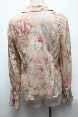 画像2: Jane Marple / 天使総柄ブラウス  ベージュ S-25-05-03-012-JM-BL-AS-ZS