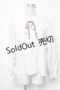 axes femme POETIQUE / ビッグカラープルブラウス  オフ S-25-05-03-002-AX-BL-HR-ZS