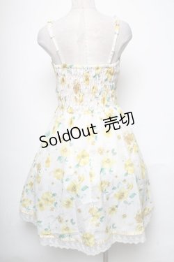 画像2: axes femme / 花柄ワンピース  イエロー S-25-05-03-024-AX-OP-HR-ZS
