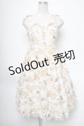 axes femme / フルーツ柄キャミワンピース  オフ S-25-05-03-025-AX-OP-HR-ZS