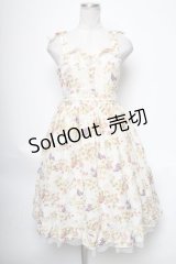 axes femme / フルーツ柄キャミワンピース  オフ S-25-05-03-025-AX-OP-HR-ZS