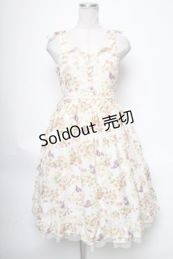 画像1: axes femme / フルーツ柄キャミワンピース  オフ S-25-05-03-025-AX-OP-HR-ZS