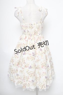 画像2: axes femme / フルーツ柄キャミワンピース  オフ S-25-05-03-025-AX-OP-HR-ZS
