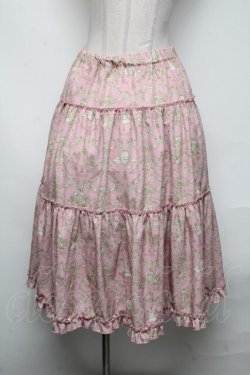 画像1: m petit by misako / NINA'Sコラボスカート L ピンク S-25-05-05-055-LO-SK-AS-ZS