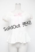 Angelic Pretty / ホイップチュールカットソー  オフ S-25-05-05-057-AP-TO-AS-ZS