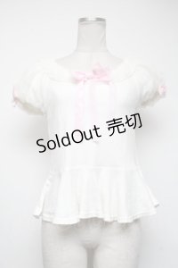 Angelic Pretty / ホイップチュールカットソー  オフ S-25-05-05-057-AP-TO-AS-ZS