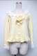 画像1: Angelic Pretty / 大きめレースのカットカーディガン  イエロー S-25-05-05-059-AP-TO-AS-ZS (1)