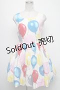 MILK / Happinessバルーンワンピース  アイボリーベース S-25-05-05-1046-ML-OP-AS-ZS