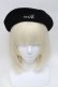 画像2: MILK / ロゴ刺繍ベレー  黒 S-25-05-05-1005-ML-AC-HR-ZS (2)