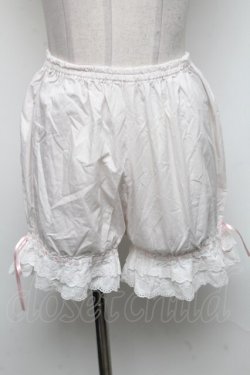 画像1: BABY,THE STARS SHINE BRIGHT / 裾ハートレースドロワーズ  ピンク S-25-05-05-1057-BA-PA-HR-ZS