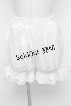 画像1: BABY,THE STARS SHINE BRIGHT / 裾ハートレースドロワーズ  ピンク S-25-05-05-1057-BA-PA-HR-ZS